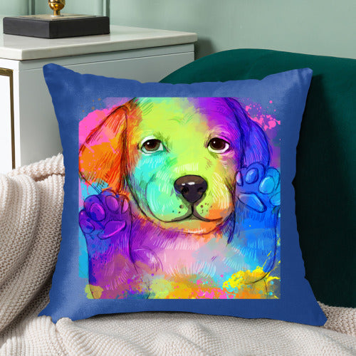Personalized Pet Pillow-Custom Dog/Cat Decor - Perfect Gift for Pet Lovers
